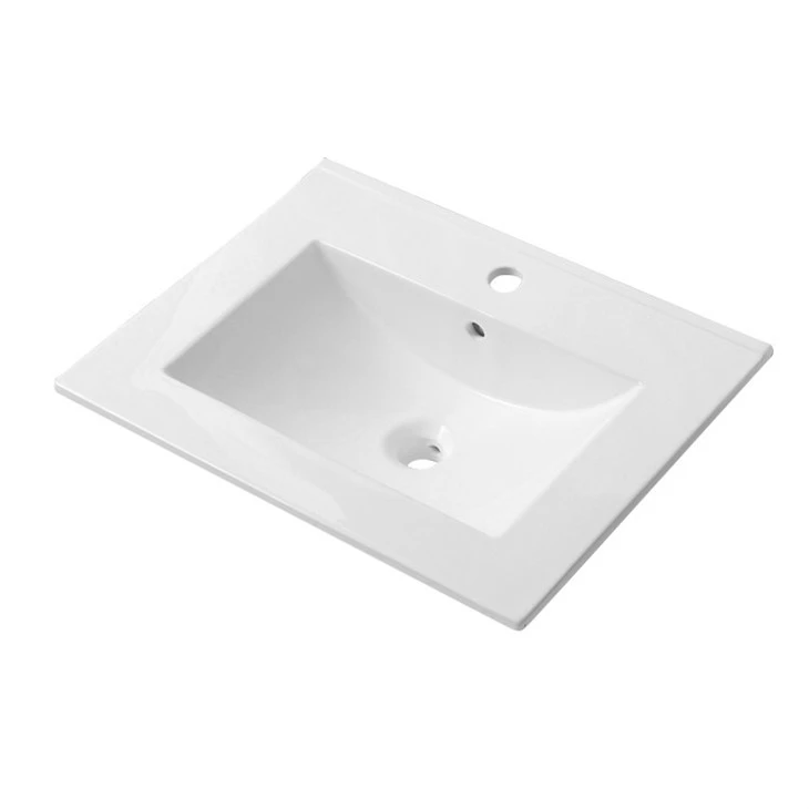 Commercial-Grade Ceramic Cabinet Basin for Hotel Bathrooms